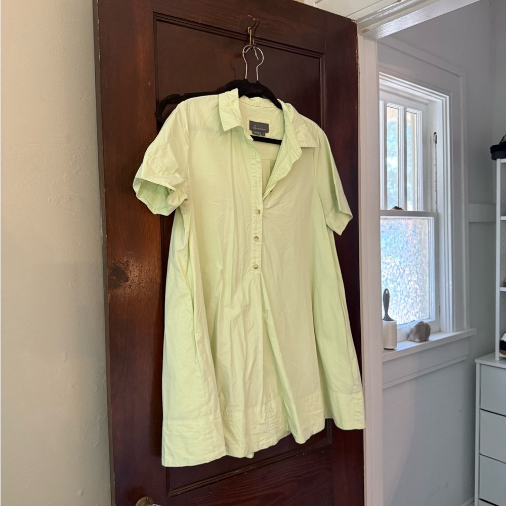 Anthropologie Pale Green dress